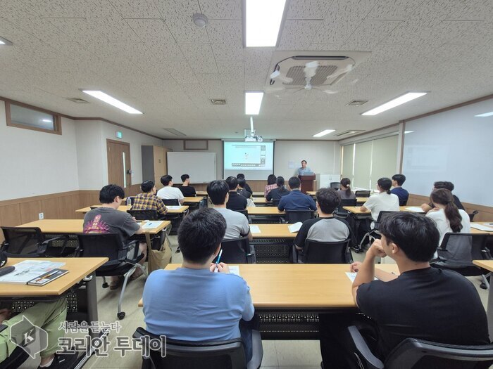 [The Korean Today] 保安検索要員及び航空警備要員養成課程開講式の参加者 © キム・ミヒ記者