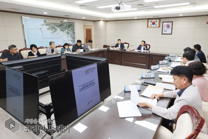 [코리안투데이] 신도 평화대교 개통대비 추진상황 보고회 현장 © 김미희 기자