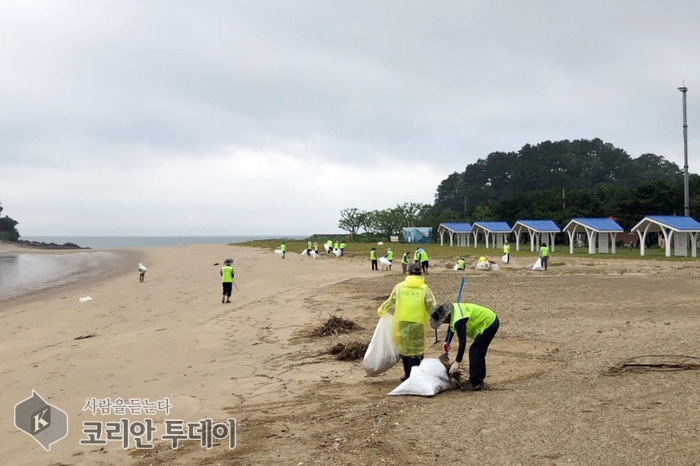 [코리안투데이] 해양쓰레기 수거 활동 © 김미희 기자