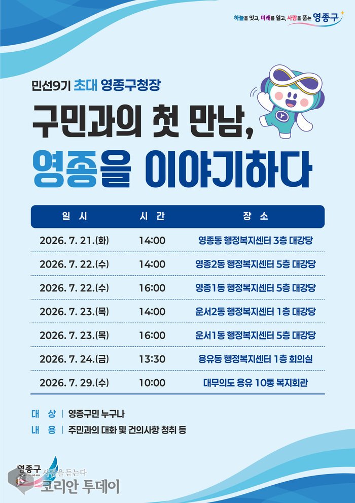 [The Korean Today] ソン・ファジョン永宗区庁長 初度訪問 区民との初対面 © キム・ミヒ記者