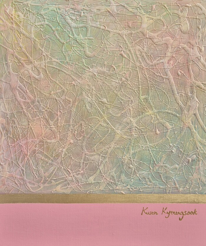 受賞作「生命の結を作る(Creating the Texture of Life)」