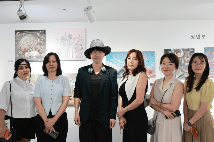 [코리안투데이] 장인보 감독님과 정유채교수 작가님 © 지승주 기자
