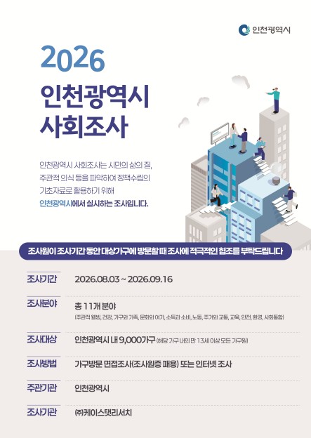 [코리안투데이] Vue d'ensemble de l'hôtel de ville d'Incheon © 장형임 기자