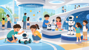 Le Musée national des sciences pour enfants ouvre l’aire de jeux « robots IA » pour les vacances d’été