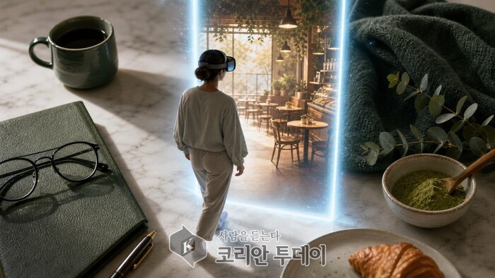 [디지털치유론] 카페 문 앞에서 멈춰 선 사람, 헤드셋을 썼다