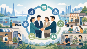 Incheon signe avec la Hana Bank, Hana Securities et le Fonds coréen de garantie technologique trois conventions pour une « croissance partagée vertueuse »