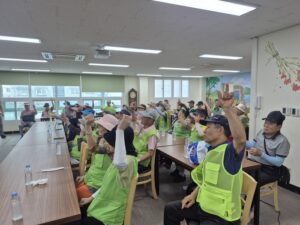구월4동, 환경지킴이 어르신 건강체조 및 안전교육 실시