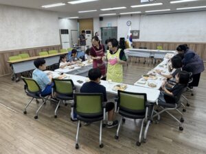 만수6동 통장공동체 「행복주머니 통통」, 어린이들과 요리체험