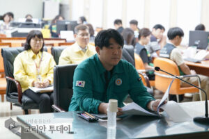 옹진군의회, 을지연습 상황실 찾아 비상근무자 격려