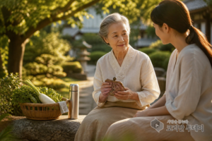 [실버 브릿지] 제3권 · 제2장 · 제가 만난 청도 할머니, 배추는 깎아도 손주 군밤은 아끼지 않았다