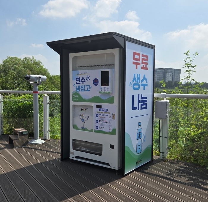 延寿区在梦耳吟路设置“户外延水冰箱”
