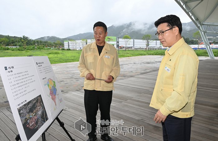 ▲ 김원기 의정부시장, 예비군훈련장 이전‧복합문화융합단지 현장 점검…지역 발전 해법 모색 © 안종룡 기자