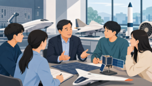 Vice Minister Park In-kyu of Science and ICT Meets Aerospace Youth at Gyeongsang National University
