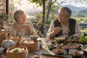 [银色桥梁] 第4卷 · 第24章 · 广州长者饭堂与光州韩定食：两座同名城市里的两种”孝”
