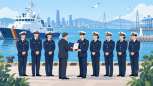 Incheon Honors 8 Exemplary Coast Guard Officers for 73rd Coast Guard Day