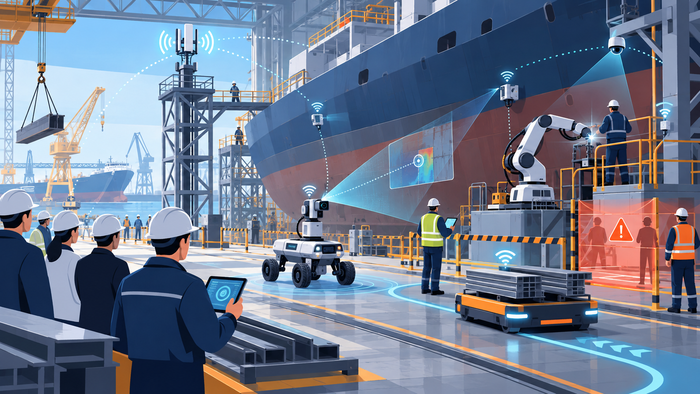 [코리안투데이] A visit to the AI Robot Demonstration Center at the HD Hyundai Samho shipyard © 장형임 기자