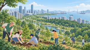 仁川市未来十年将栽植3000万棵树