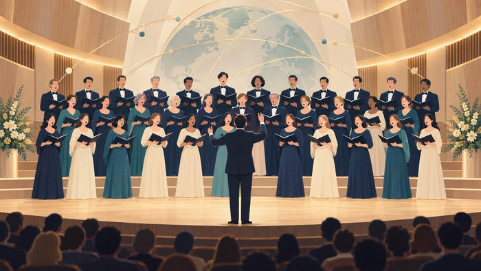 [코리안투데이] Promotional image for the Incheon City Chorale's 198th regular concert © 장형임 기자