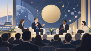 Vice Minister Koo Hyuk-chae of Science and ICT Discusses ‘The Future of Science in the AI Era’ with Nobel Laureates