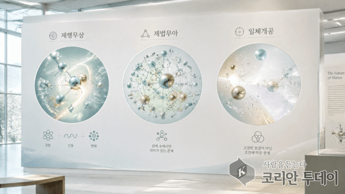 전자현미경이 포착한 원자의 춤, 불교의 인연화합을 비추다