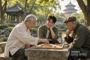 [실버 브릿지] 제5권 · 제25장 · 같은 공원, 다른 의자 — 96회를 쓰고 나서 적은 두 나라 노년의 지도