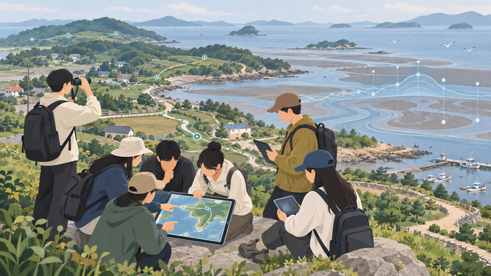 [섬에서 온 인공지능] 제2권 · 제9장 · 사흘 동안 강화에 머문 청년 일곱 명이 인공지능으로 섬의 길과 물때를 담다