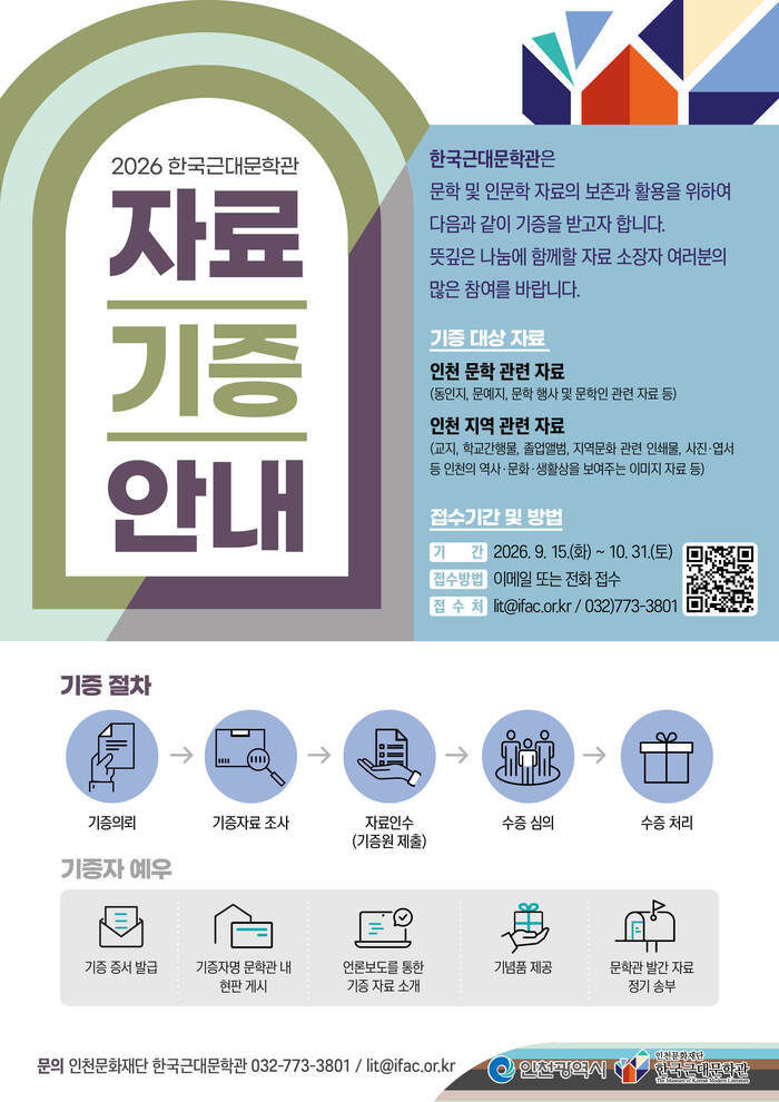 Bảo tàng Văn học Hiện đại Hàn Quốc cùng người dân thu thập tư liệu về Incheon