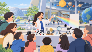 Le Musée national des sciences lance des sessions itinérantes de « Science Busking » à la rencontre du public