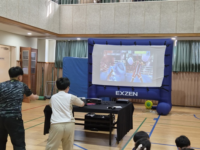 [코리안투데이] 가곡초 디지털 놀이체육 현장-1 © 송정숙 기자