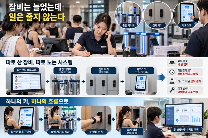 전자키 하나로 어디까지 연결할 수 있을까