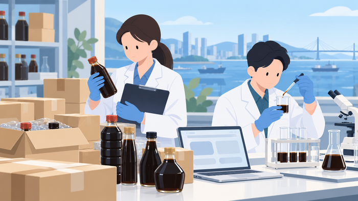[코리안투데이] 仁川市保健环境研究院对网络流通酱油类产品进行检测 © 장형임 기자