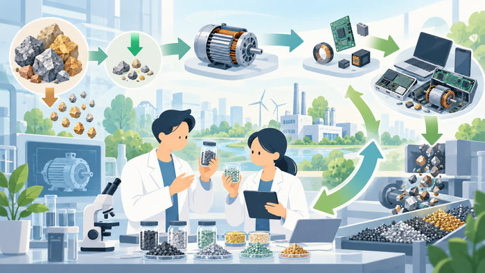 Utiliser moins de terres rares et les recycler… Lancement du consortium industrie-université-recherche ‘K-Moonshot Terres rares’