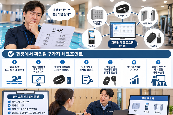 전자키 업체를 고를 때 견적서보다 먼저 확인해야 할 7가지