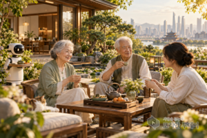 [银色桥梁] 第5卷 · 第27章 · 2050年,我会是多大?在书稿页边写下一行小字之后,我想聊聊中韩两国的晚年