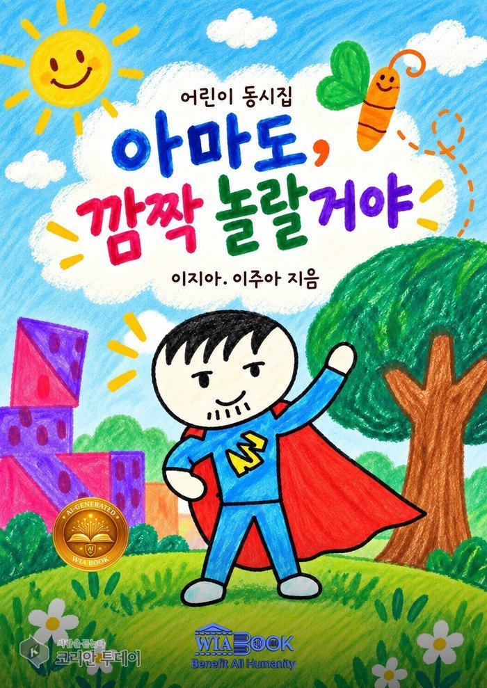 イ・ジア、イ・ジュア児童詩集『たぶん、びっくりするよ』刊行