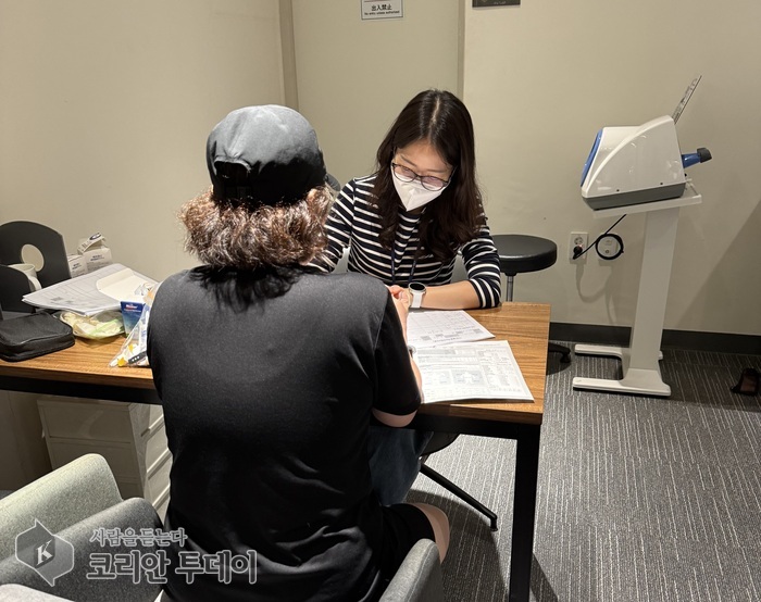[The Korean Today] 参加上门式公寓肥胖预防项目的居民 © 金美姬记者