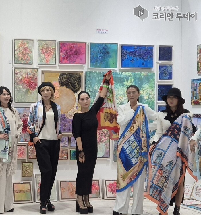 [코리안투데이] 빛과 그림자가 더하는 입체감…물감의 결에서 찾는 감상 즐거움 © 김현수 기자